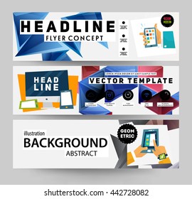 Abstract Background. Geometric Shapes and Frames for Presentation, Annual Reports, Flyers, Brochures, Leaflets, Posters, Business Cards and Document Cover Pages Design. A4 Title Sheet Template