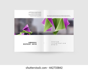 Abstract Background. Geometric Shapes and Frames for Presentation, Annual Reports, Flyers, Brochures, Leaflets, Posters, Business Cards and Document Cover Pages Design. A4 Title Sheet Template
