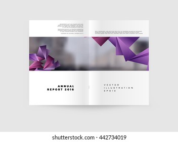 Abstract Background. Geometric Shapes and Frames for Presentation, Annual Reports, Flyers, Brochures, Leaflets, Posters, Business Cards and Document Cover Pages Design. A4 Title Sheet Template