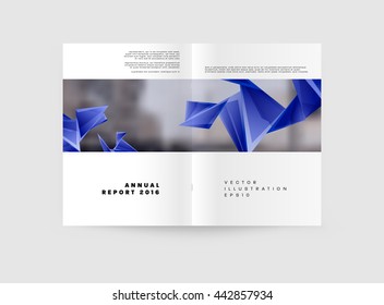 Abstract Background. Geometric Shapes and Frames for Presentation, Annual Reports, Flyers, Brochures, Leaflets, Posters, Business Cards and Document Cover Pages Design. A4 Title Sheet Template