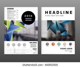 Abstract Background. Geometric Shapes and Frames for Presentation, Annual Reports, Flyers, Brochures, Leaflets, Posters, and Document Cover Pages Design. A4 Title Sheet Template