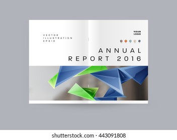 Abstract Background. Geometric Shapes and Frames for Presentation, Annual Reports, Flyers, Brochures