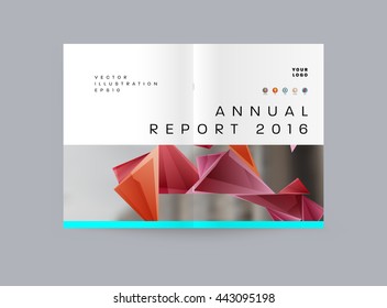 Abstract Background. Geometric Shapes and Frames for Presentation, Annual Reports, Flyers, Brochures, Leaflets, Posters