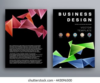 Abstract Background. Geometric Shapes and Frames for Presentation
