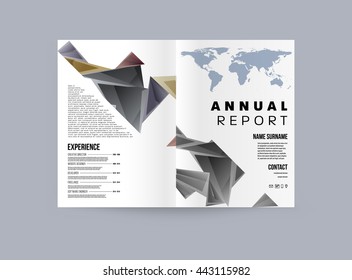 Abstract Background. Geometric Shapes and Frames for Presentation