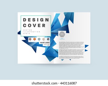 Abstract Background. Geometric Shapes and Frames for Presentation, Annual Reports, Flyers, Brochures, Leaflets, Posters