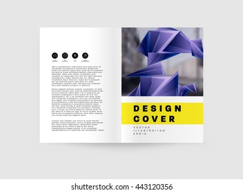 Abstract Background. Geometric Shapes and Frames for Presentation