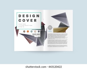 Abstract Background. Geometric Shapes and Frames for Presentation