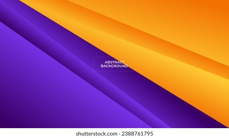 ABSTRACT BACKGROUND WITH GEOMETRIC SHAPES GRADIENT PURPLE ORANGE SMOOTH LIQUID COLOR DESIGN VECTOR TEMPLATE GOOD FOR MODERN WEBSITE, WALLPAPER, COVER DESIGN 