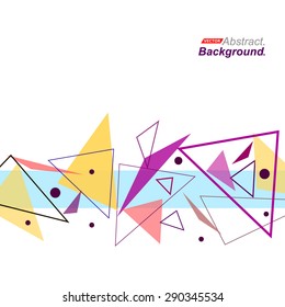 Abstract. Background. Geometric Shapes line. Vector EPS 10 