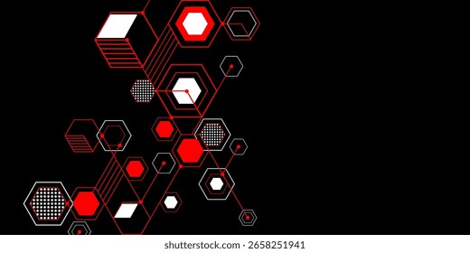 Abstract background of geometric shapes. Linear geometric drawing. Minimalistic Poster. Vector illustration .