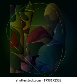 Antecedentes abstractos. Formas y líneas geométricas y abstractas.