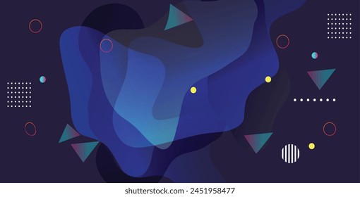 Fondo Abstractas con Formas geométricas y líneas. Ilustración vectorial. Eps10