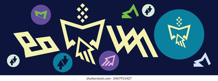 Abstract background with geometric shapes and lines. Vector illustration. Eps10	