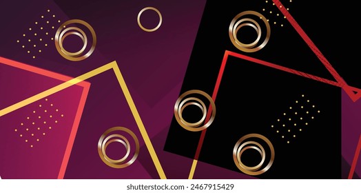 Fondo Abstractas con Formas geométricas y líneas. Ilustración vectorial. Eps10	