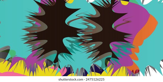 Abstract background with geometric shapes and lines. Vector illustration. Eps10