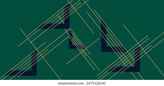 Abstract background with geometric shapes and lines. Vector illustration. Eps10