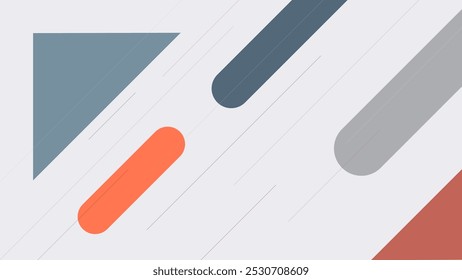FUNDO ABSTRATO COM FORMAS GEOMÉTRICAS LINHAS PLANAS PASTEL COR DESIGN VETOR MODELO PARA PAPEL DE PAREDE, DESIGN DE CAPA