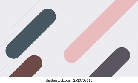 FUNDO ABSTRATO COM FORMAS GEOMÉTRICAS LINHAS PLANAS PASTEL COR DESIGN VETOR MODELO PARA PAPEL DE PAREDE, DESIGN DE CAPA