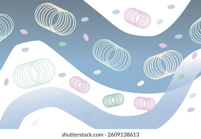 Abstract background with geometric shapes and lines,pastel color,abstract banner ,medical concept,floating elements