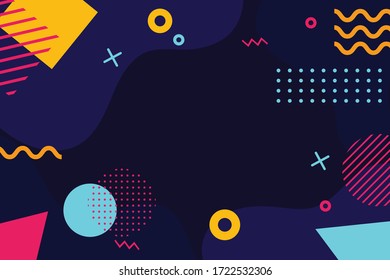 Abstract background with geometric shapes. background modern suitable for landing page, website and cover page. vector