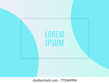 Abstract background with geometric shapes. Modern minimal design. Vector illustration
