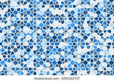 Abstract background of geometric shapes. Mosaic background. Vector illustration