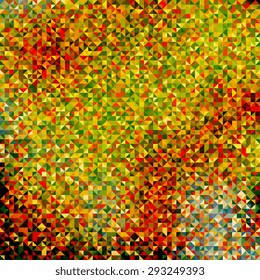 Abstract background of geometric shapes. Geometric a mosaic of triangles. EPS10