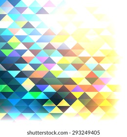 Abstract background of geometric shapes. Geometric a mosaic of triangles. EPS10