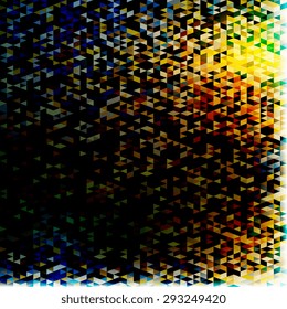 Abstract background of geometric shapes. Geometric a mosaic of triangles. EPS10