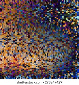 Abstract background of geometric shapes. Geometric a mosaic of triangles. EPS10