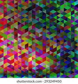 Abstract background of geometric shapes. Geometric a mosaic of triangles. EPS10