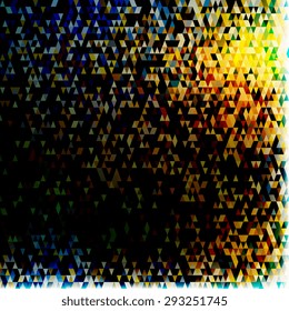 Abstract background of geometric shapes. Geometric a mosaic of triangles. EPS10