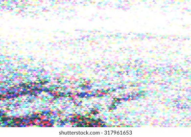 Abstract background of geometric shapes. Geometric mosaic of colorful triangles. EPS 10