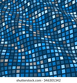Abstract background of geometric shapes. Geometric mosaic of squares