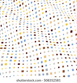 Abstract background of geometric shapes. Geometric mosaic of squares