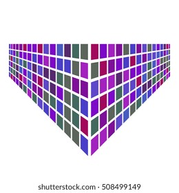 Abstract background of geometric shapes. mosaic of squares