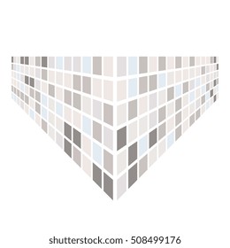 Abstract background of geometric shapes. mosaic of squares