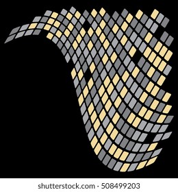 Abstract background of geometric shapes. mosaic of squares