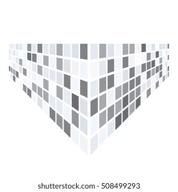 Abstract background of geometric shapes. mosaic of squares
