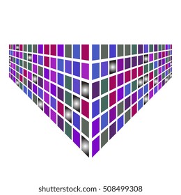 Abstract background of geometric shapes. mosaic of squares