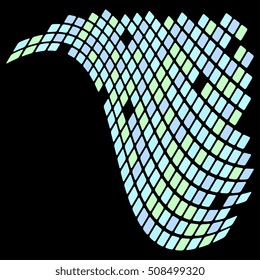 Abstract background of geometric shapes. mosaic of squares