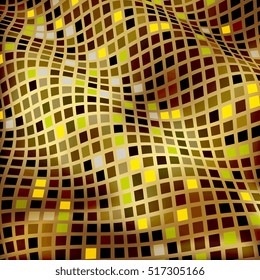 Abstract background of geometric shapes. Geometric mosaic of squares