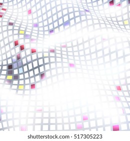 Abstract background of geometric shapes. Geometric mosaic of squares