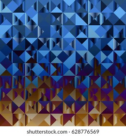 Abstract background of geometric shapes. Geometric a mosaic of triangles