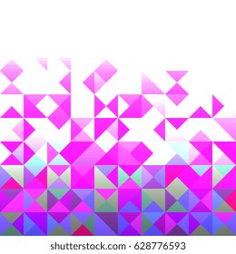 Abstract background of geometric shapes. Geometric a mosaic of triangles