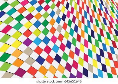 Abstract background of geometric shapes. Geometric mosaic