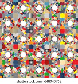 Abstract background of geometric shapes. Geometric mosaic
