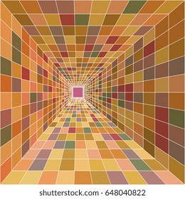 Abstract background of geometric shapes. Geometric mosaic of squares