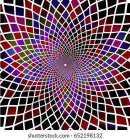 Abstract background of geometric shapes. Geometric mosaic of squares